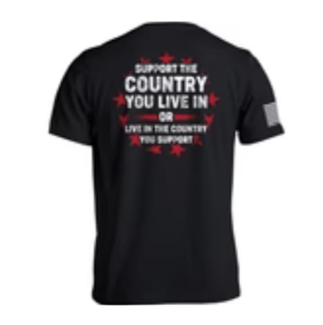 Customer photo review of Support The Country You Live In