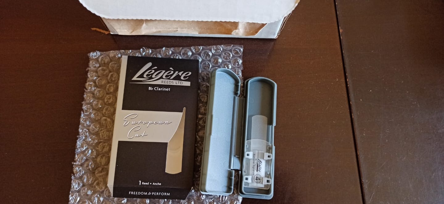 Customer photo review of Légère European Cut Bb Clarinet Reeds