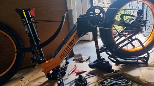 Customer photo review of Bike Accessories Combo