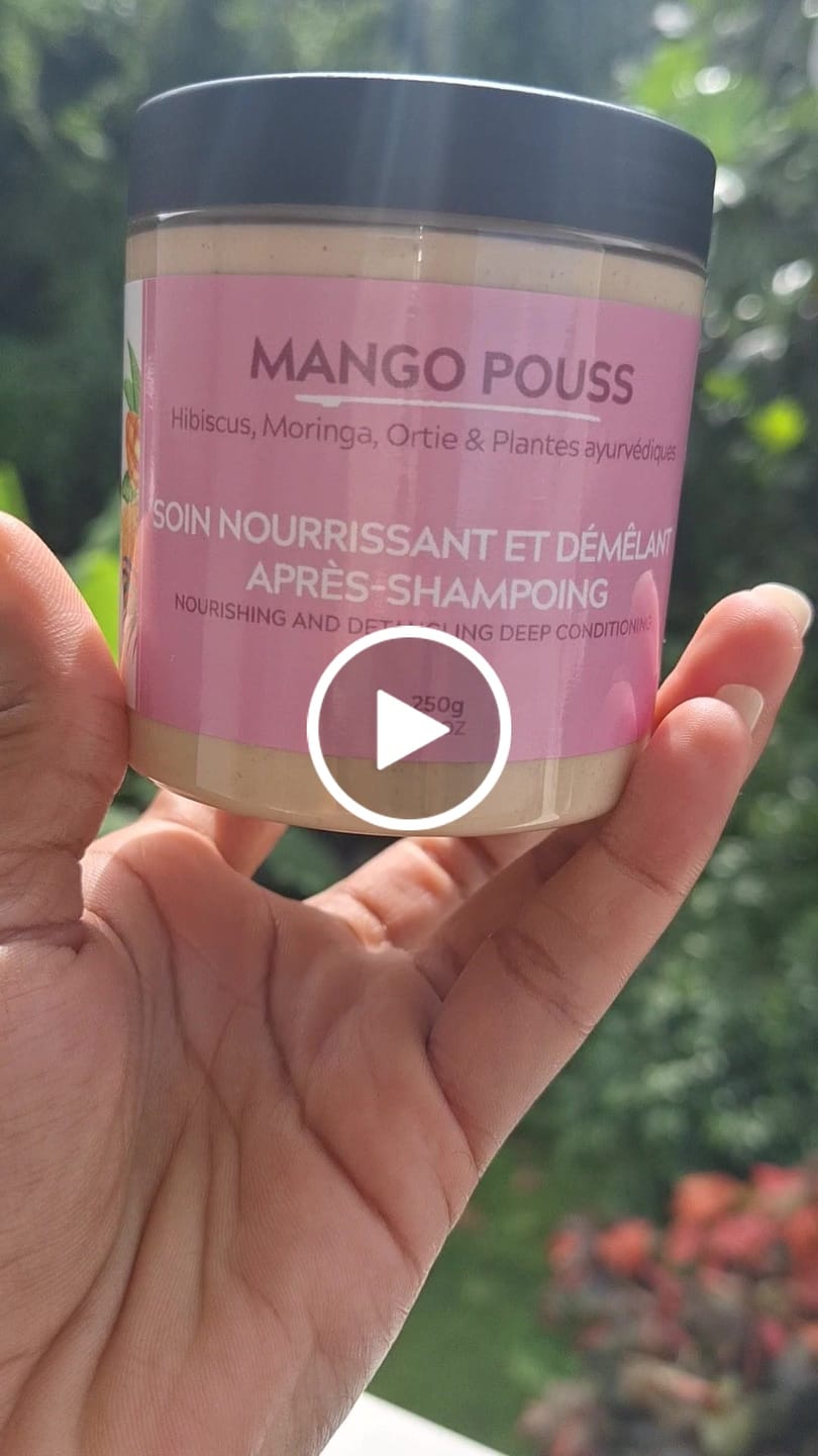 Customer video review of Soin nourrissant et démêlant après-shampoing - POUSS