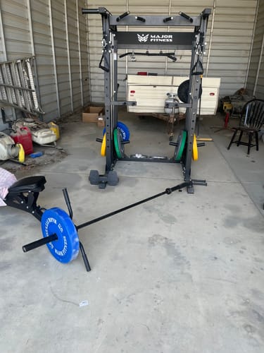 Customer photo review of Major Fitness F22 All-In-One Home Gym Power Rack