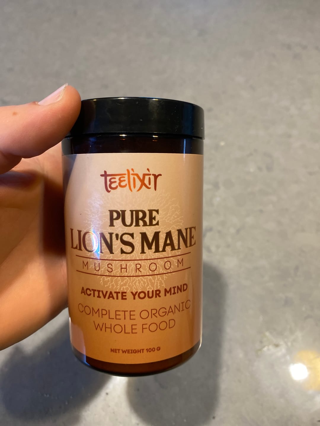 Customer photo review of Teelixir Organic Pure Lion's Mane 100g