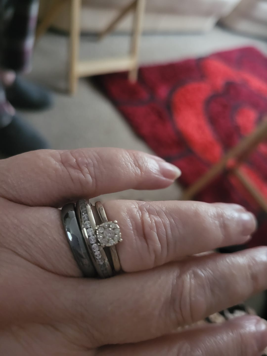 Customer photo review of Original 4mm Full Glitz Ring