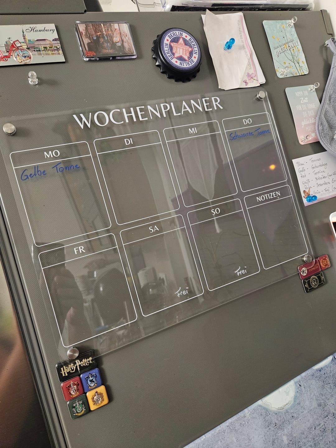 Customer photo review of Kühlschrankplaner "Wochenplan"