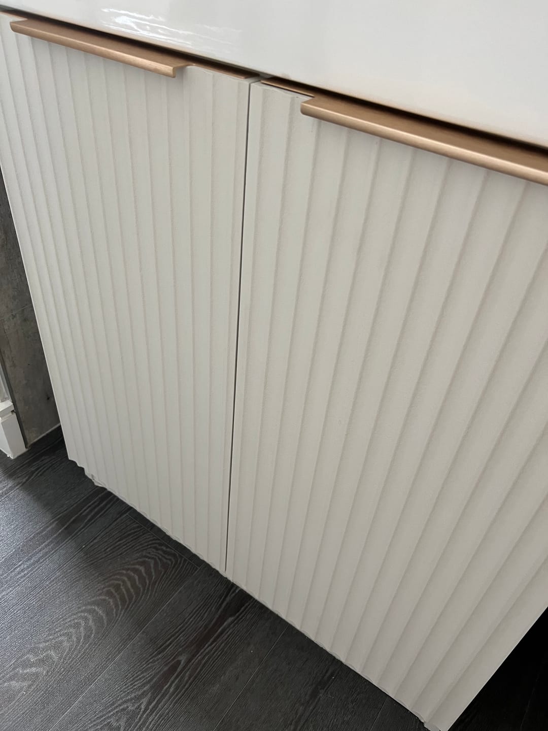Customer photo review of Mini Fluted Wall Panels
