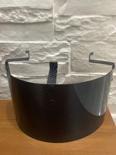 Customer photo review of Air Intake Carbon Fiber Filter Heat Shield 2.5" - 3.5"