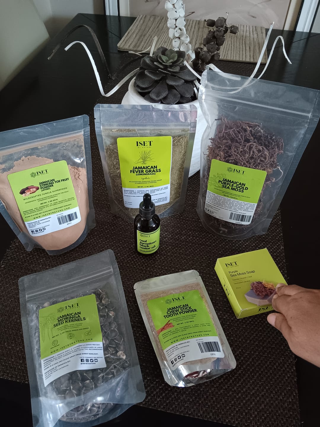 Customer photo review of Pure Jamaican Black Castor Oil | Raw Unrefined | Organic | Handmade in Jamaica