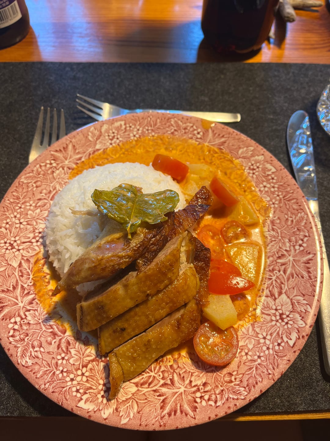 Customer photo review of Hähnchen mit Cashewkernen Kochbox in Bambuskorb mit weiteren 9 Gerichten