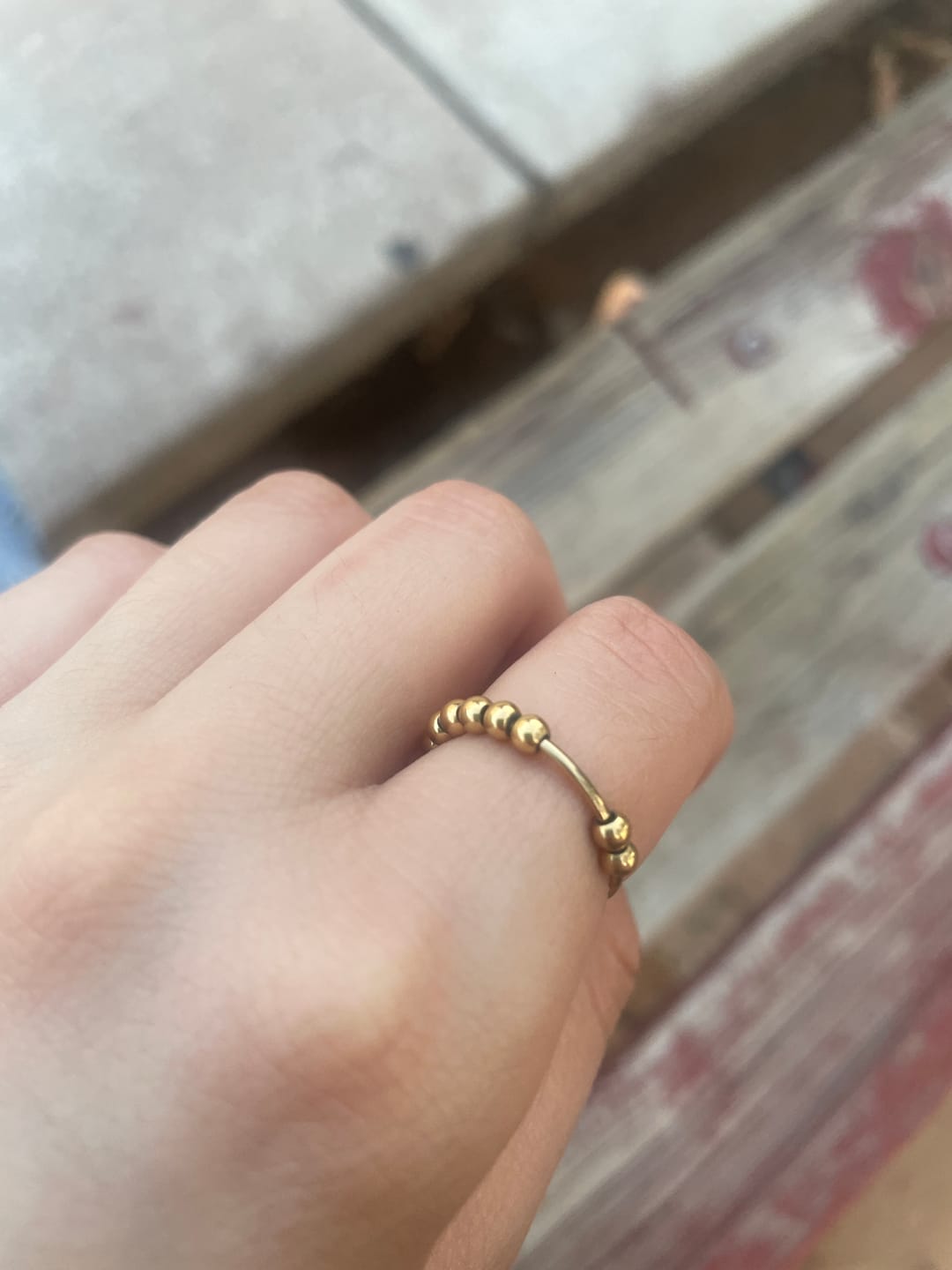 Customer photo review of Anillo Anti-Ansiedad