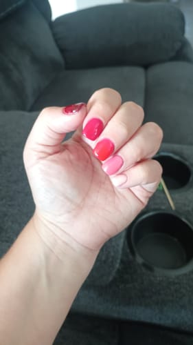 Customer photo review of Cherry Blossom | Dip Powder Theme Set