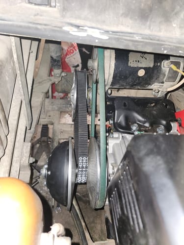 Customer photo review of Billet V-Belt Pulley for use with 780R Clutch & Starter/Gen