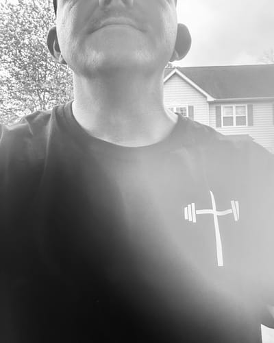 Customer photo review of Disciple of Christ Oversized Tee