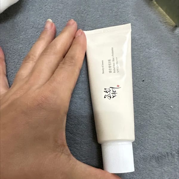 Customer photo review of واقي شمس بيوتي اوف جوسون بالأرز - 50مل
