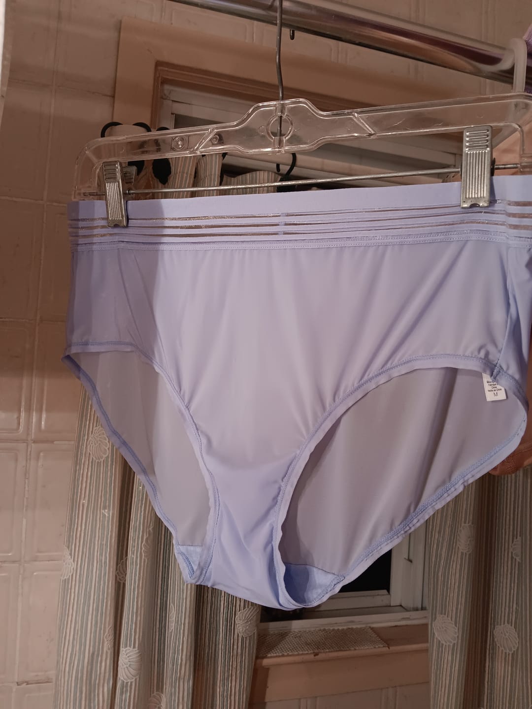 Customer photo review of Second Skin Brief - Blue Wave