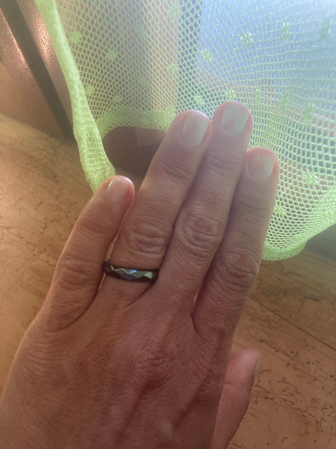 Customer photo review of Bague en hématite