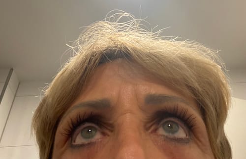 Customer photo review of Wimpernserum Plus