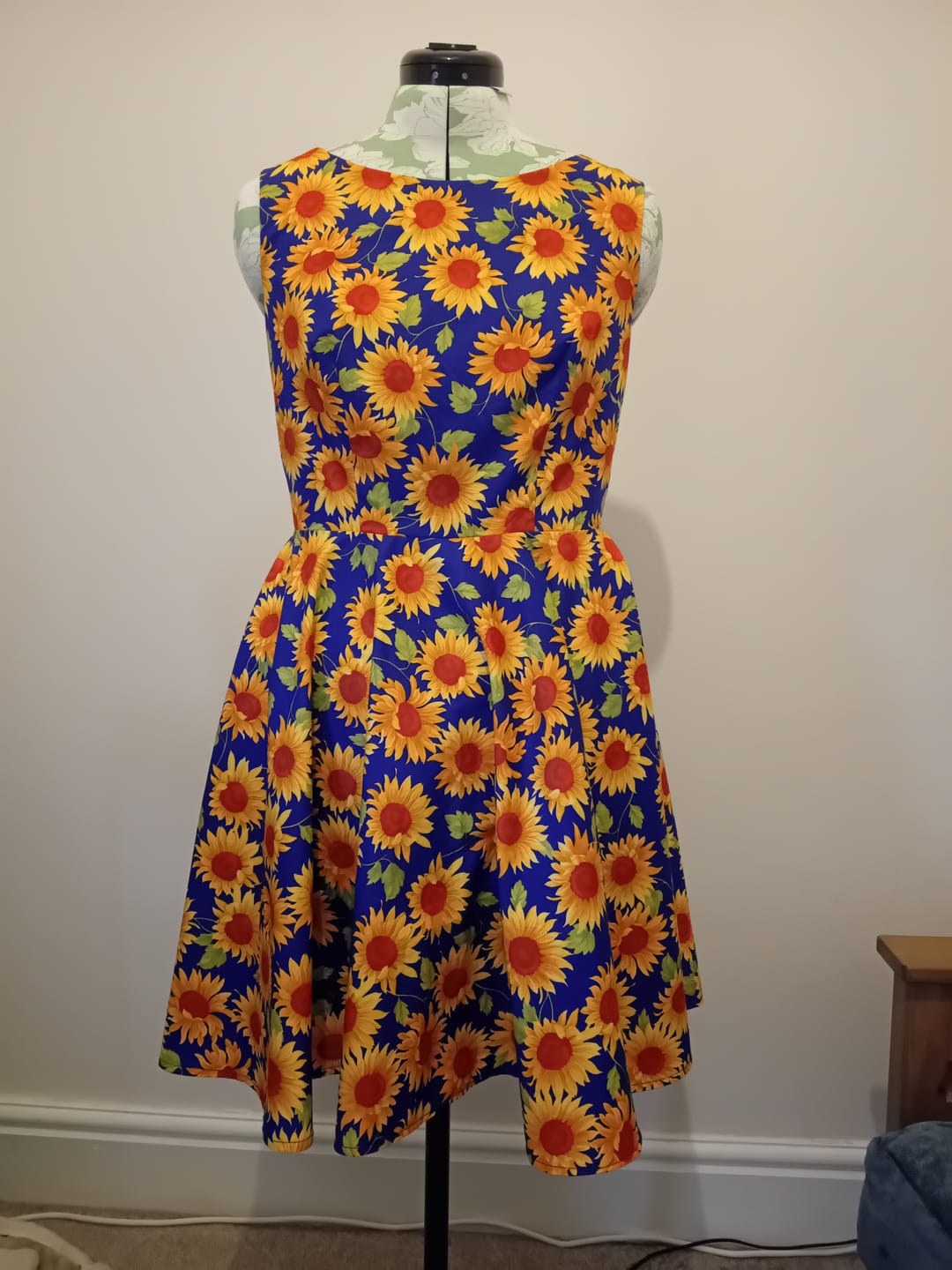 Customer photo review of Sunflowers Rose & Hubble Cotton Poplin Fabric