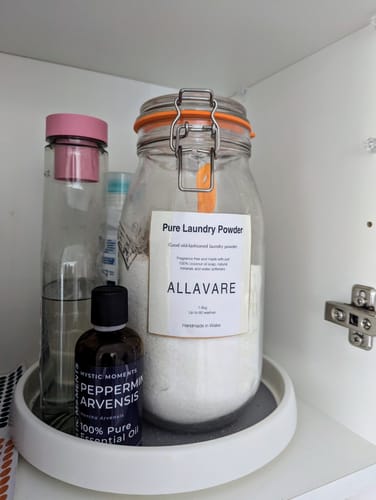 Customer photo review of Pure Laundry Powder
