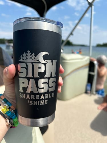 Customer photo review of Bundle (6) Custom Laser Engraved - 20oz Tumblers