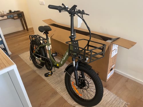 Customer photo review of Engwe L20 SE 250W 20" Foldable Electric Trekking Bike 15.6Ah Step-through E-bike