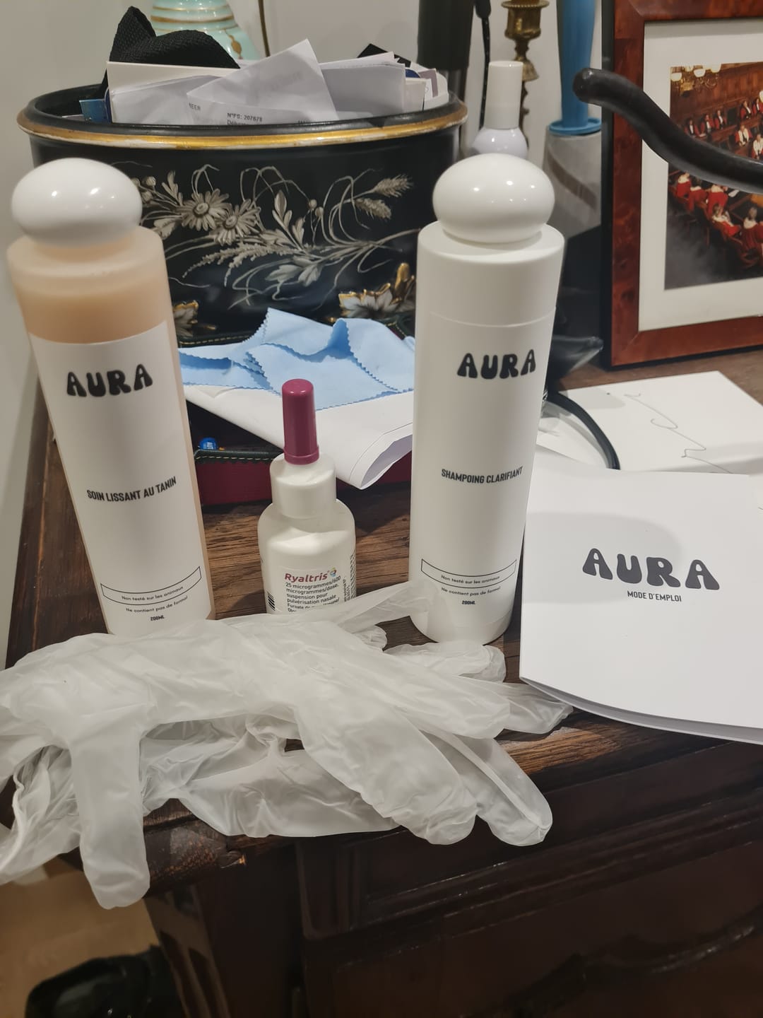 Customer photo review of Kit de lissage