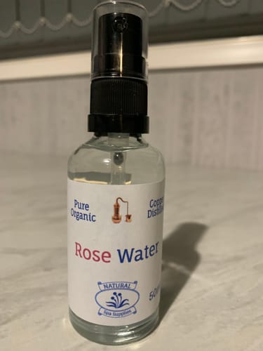 Customer photo review of Pure Organic Copper Distilled Rose Water