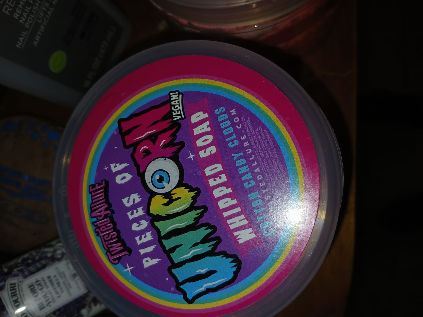 Customer photo review of Pieces of Unicorn Whipped Soap