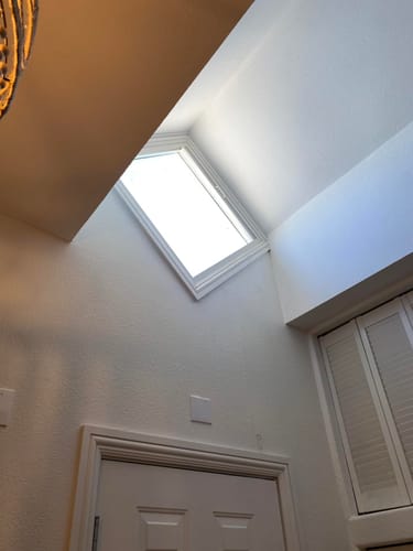 Customer photo review of Keego Classic Skylight Cellular Shades Cordless