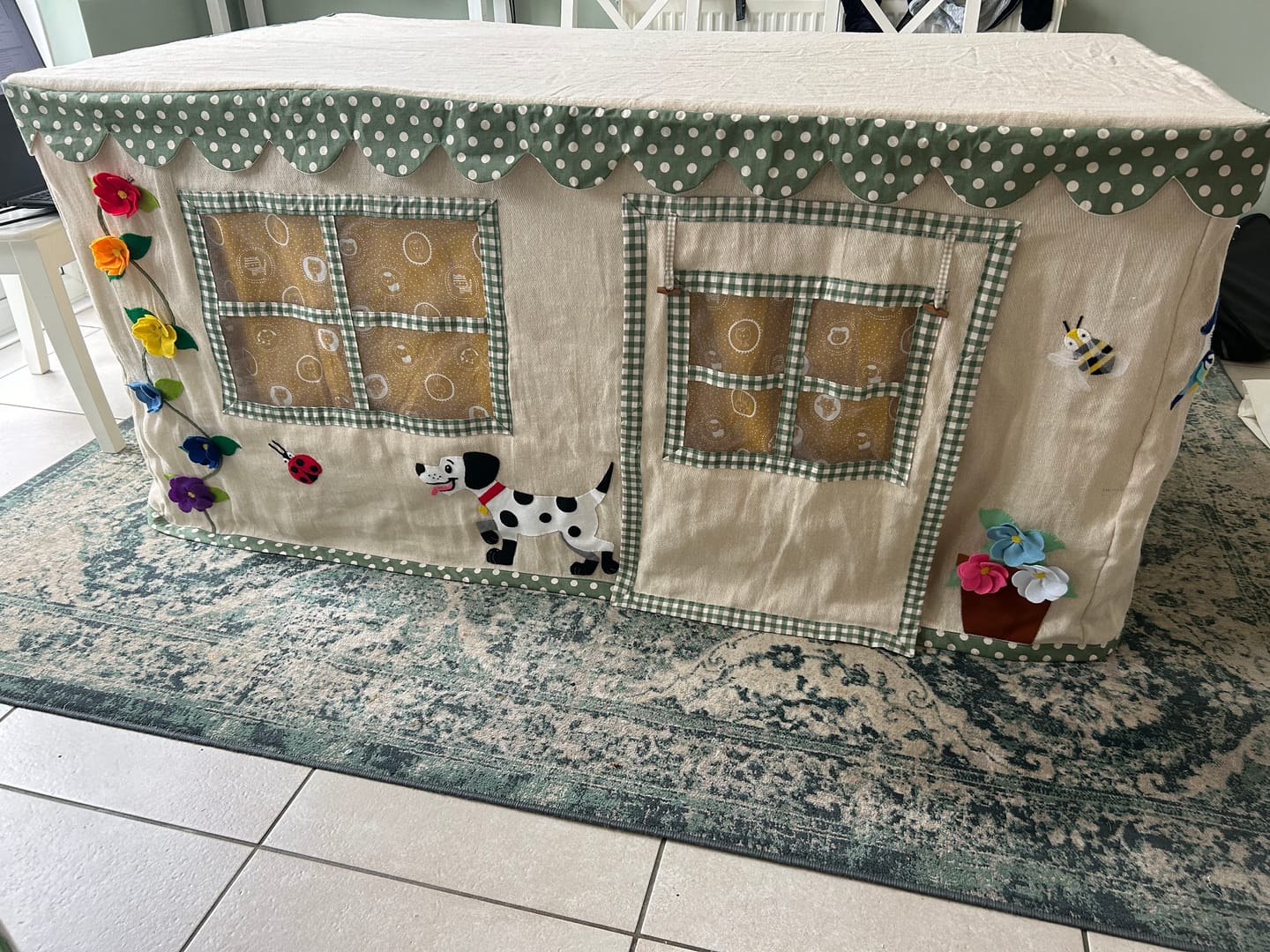 Customer photo review of Printed 100% Cotton Fabric