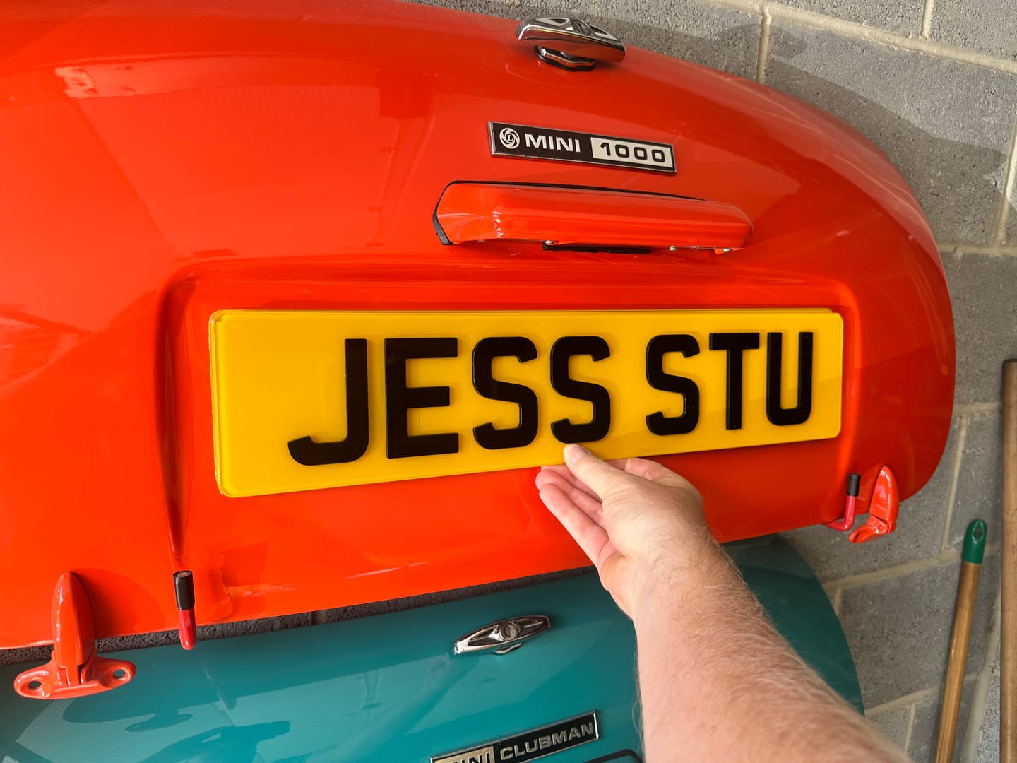 Customer photo review of 4D Number Plate - 520x111mm