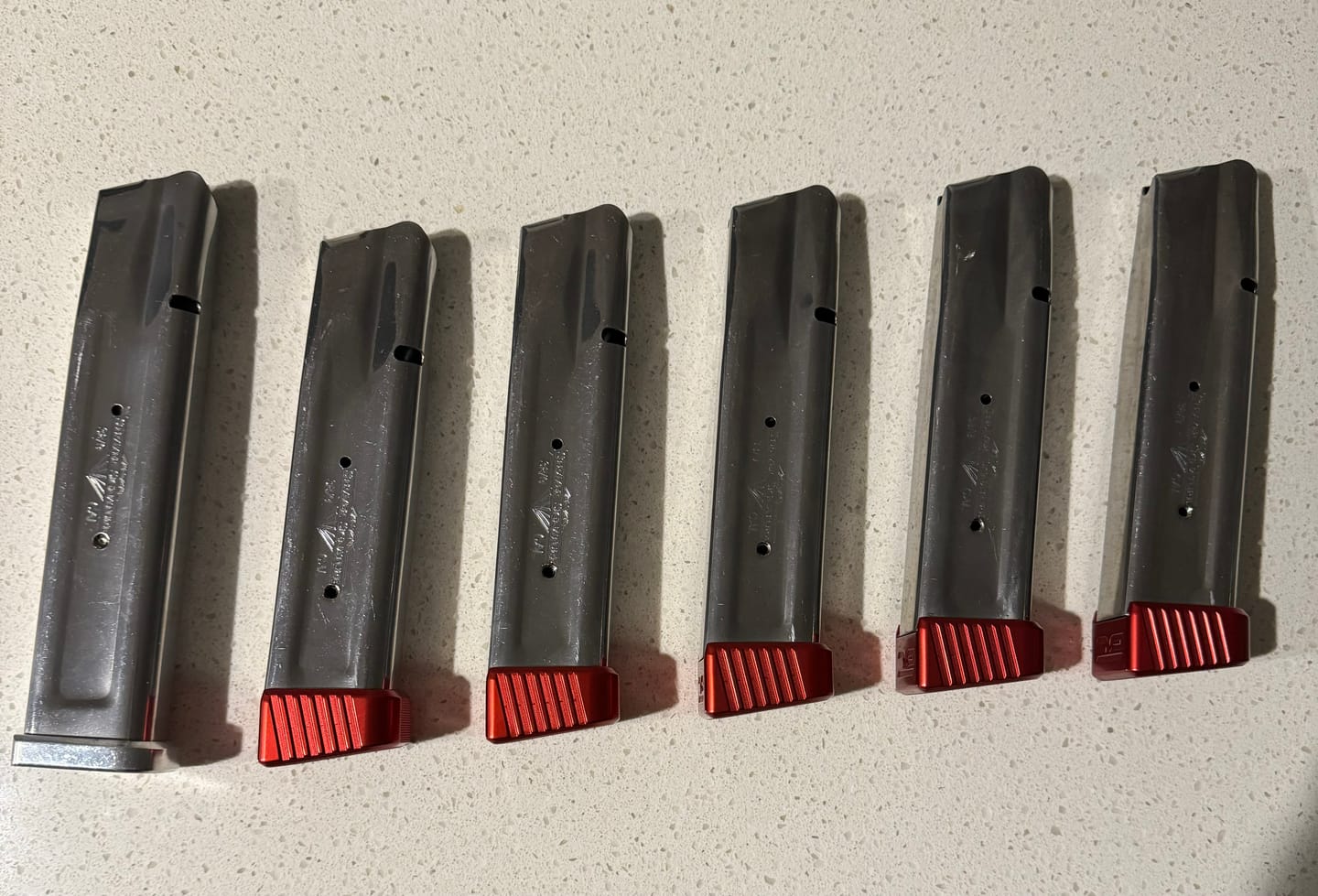 Customer photo review of STI 2011 9/38/BUL Armory | Aluminium | Double Stack Long Magazine Base Pad
