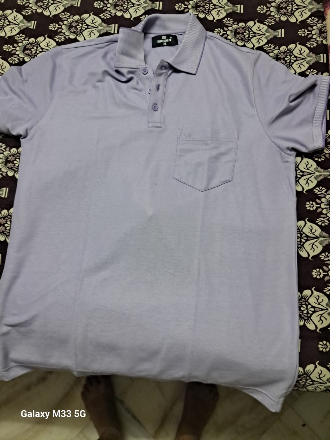 Customer photo review of Ariser Lavender Purple Color Cotton Rich Blend Golf  Polo T-Shirts For Men - 29010