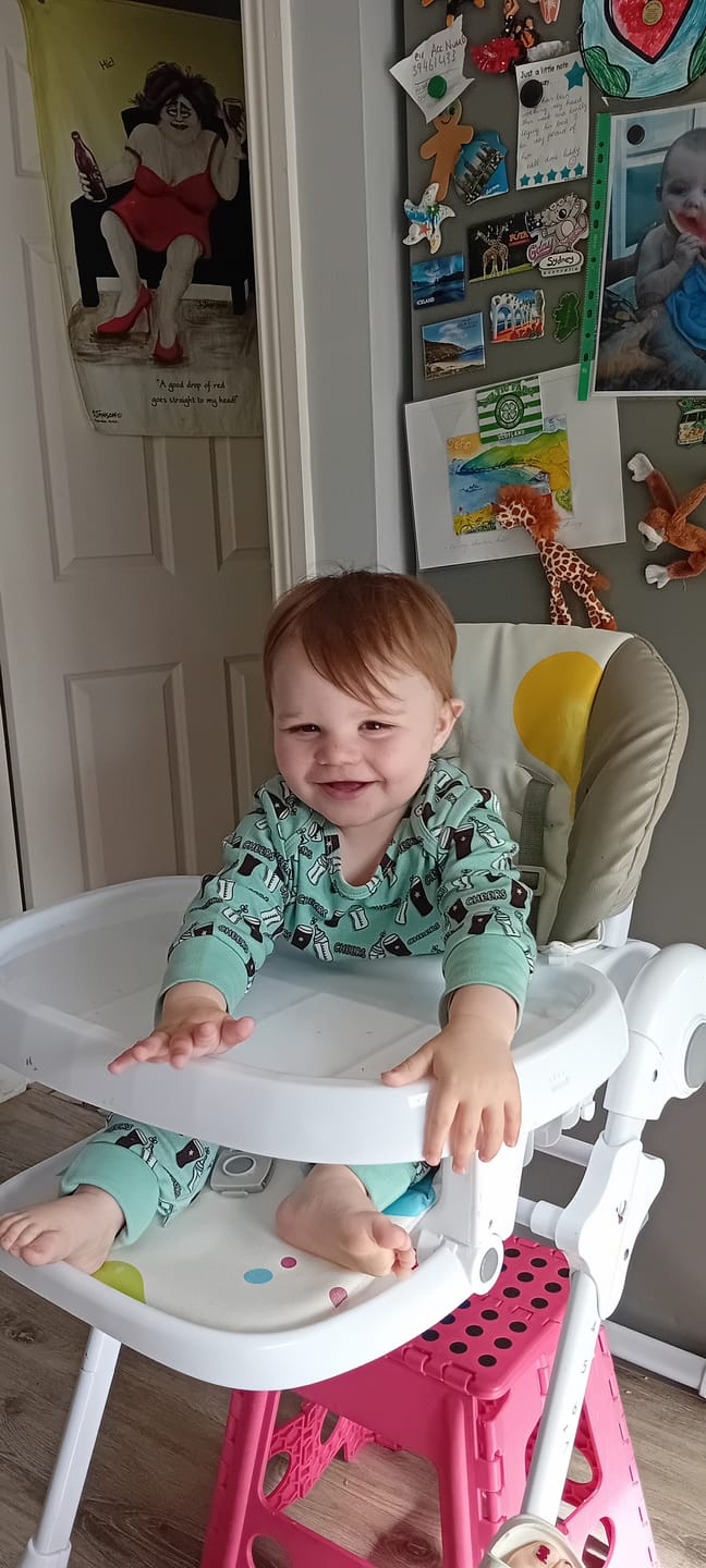 Customer photo review of Cheers Onesie