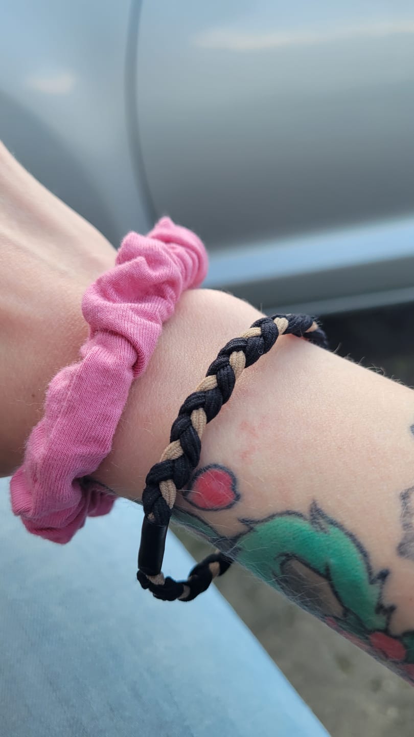 Customer photo review of Boho Hair Ties