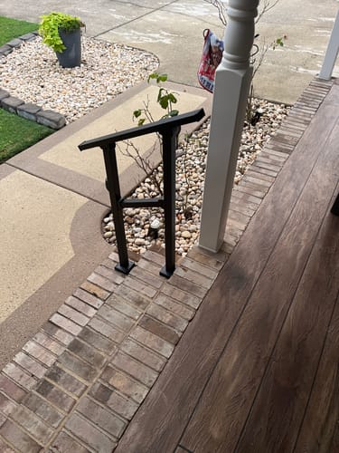 Customer photo review of Stair Handrail Kit