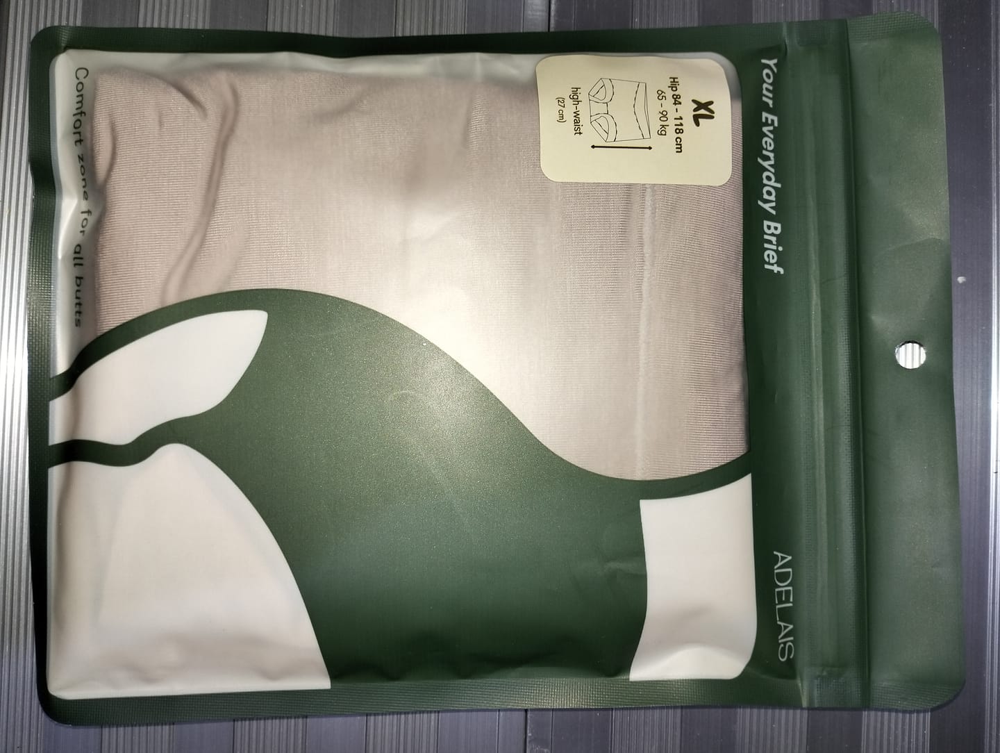 Customer photo review of [NEW-IN] Soft Cotton 60S Modal Antibacterial Panty In Stone