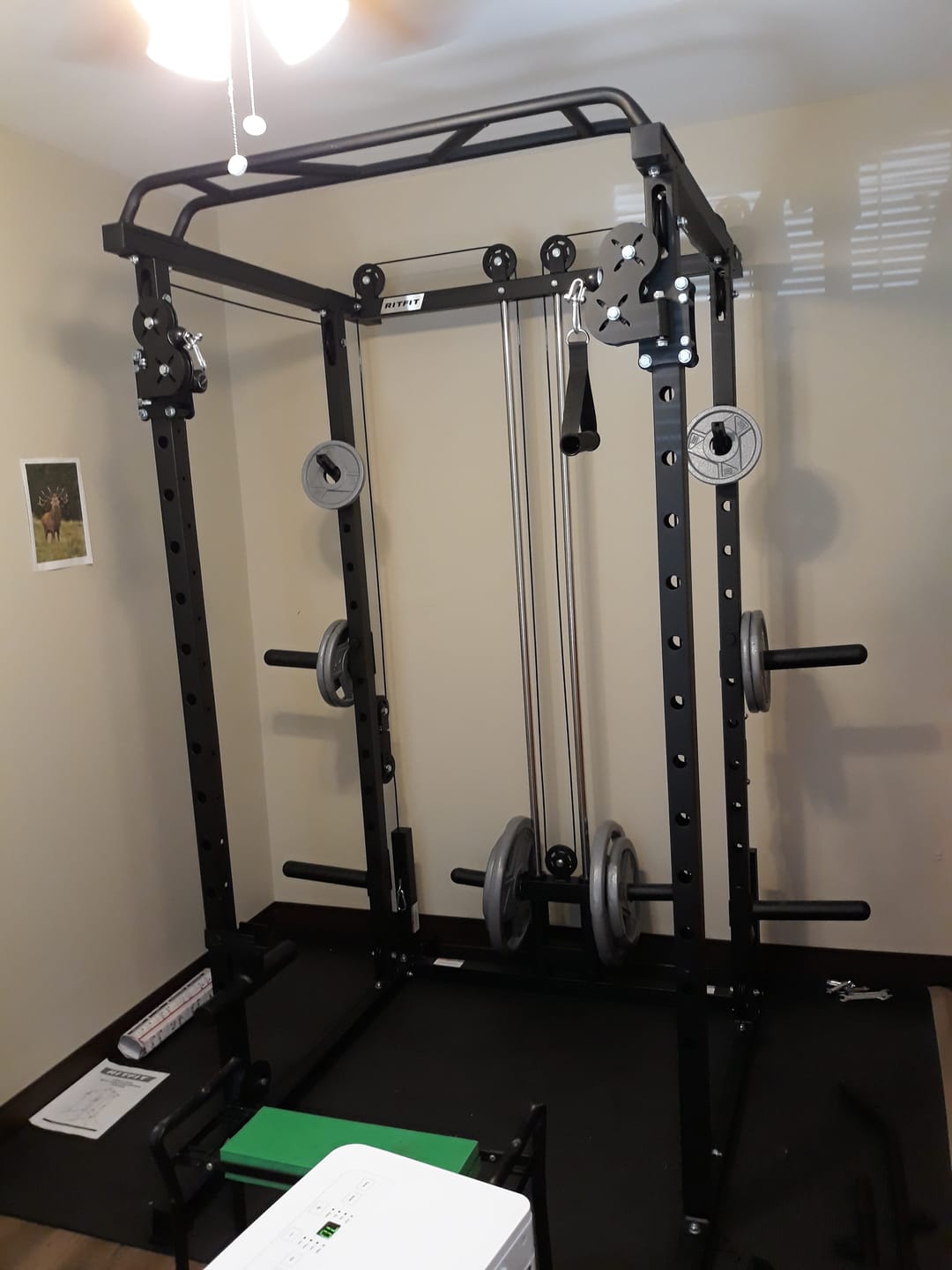 Customer photo review of RitFit PPC03 Cable Crossover Power Cage