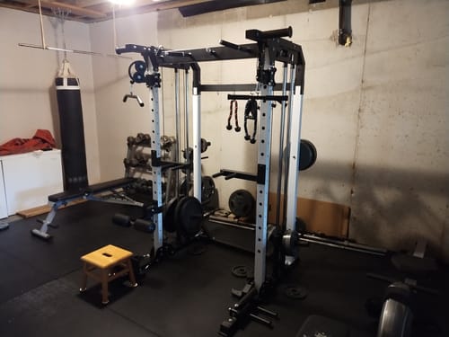 Customer photo review of Major Fitness F22 All-In-One Home Gym Power Rack