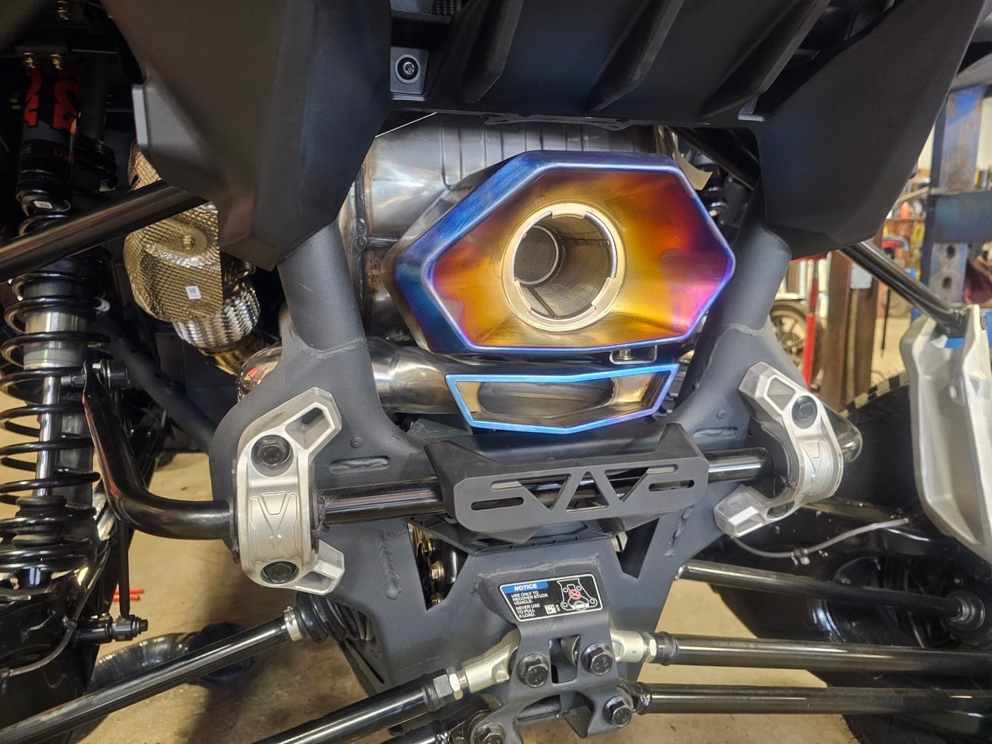 Customer photo review of RPM SxS Can-Am Maverick R 3" E-Valve Mid Pipe / Electronic Dump Valve