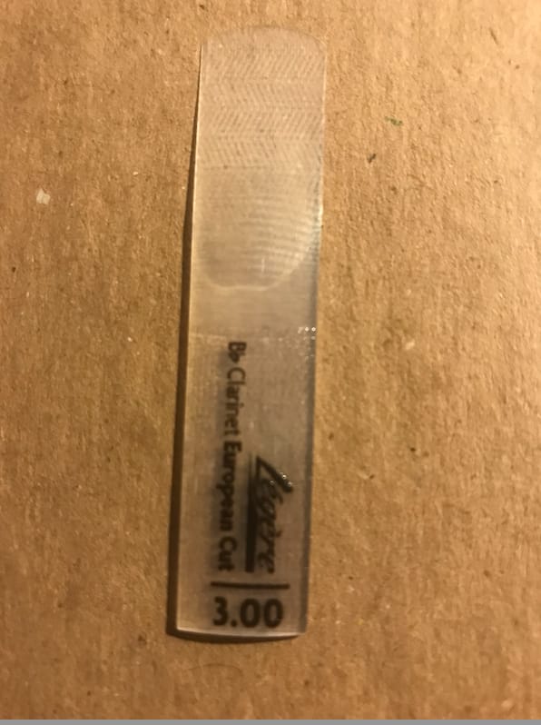 Customer photo review of Légère European Cut Bb Clarinet Reeds