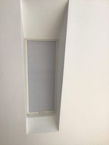 Customer photo review of Keego Classic Skylight Cellular Shades Cordless