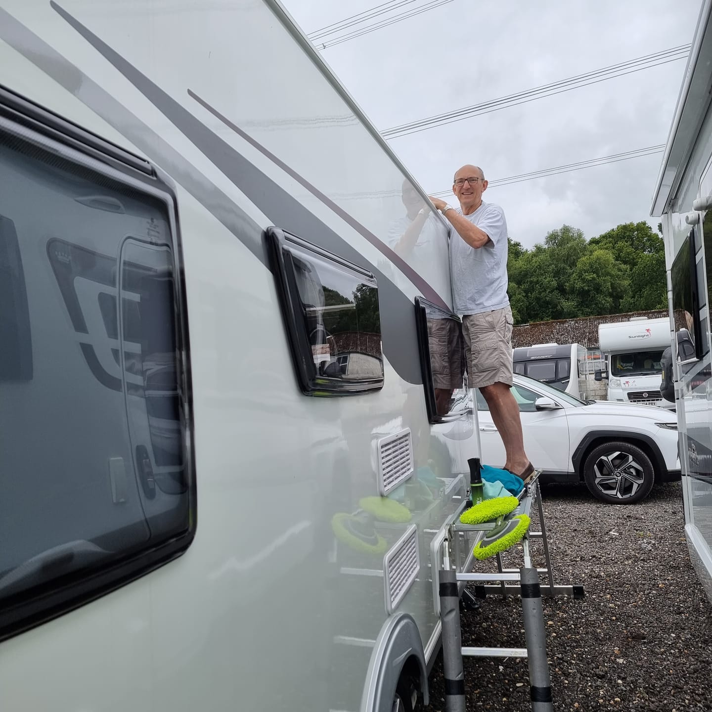 Customer photo review of Caravan Exterior Cleaner™