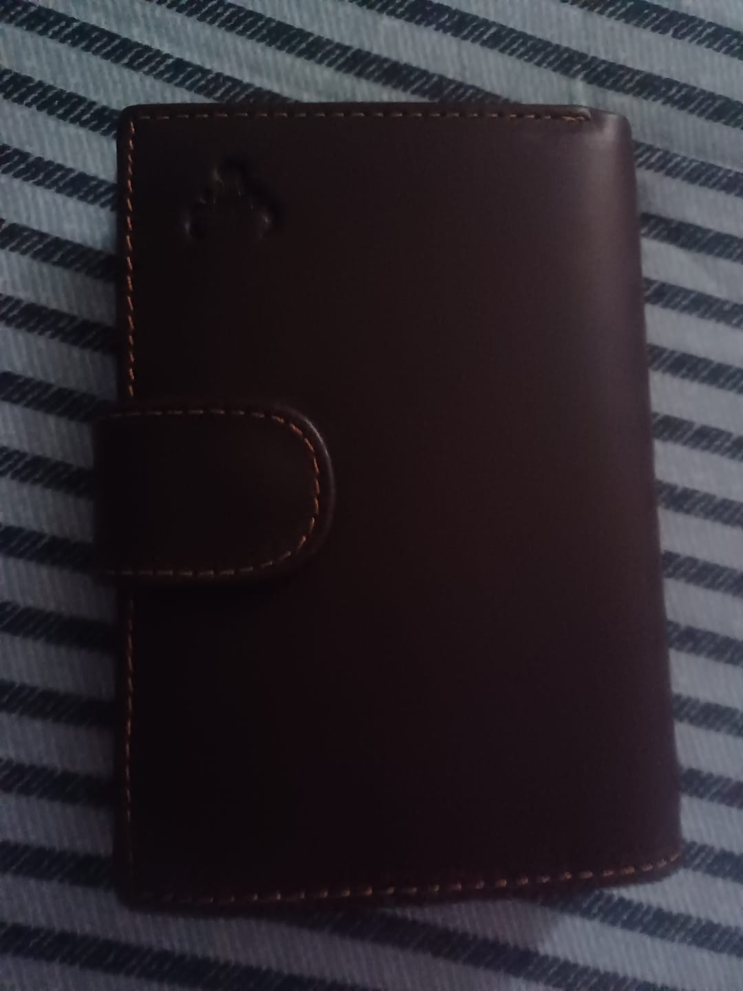Customer photo review of Full Grain Cowhide Leather Wallet