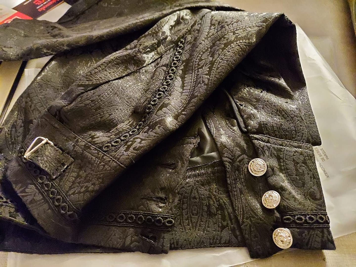 Customer photo review of Mens Steampunk pants