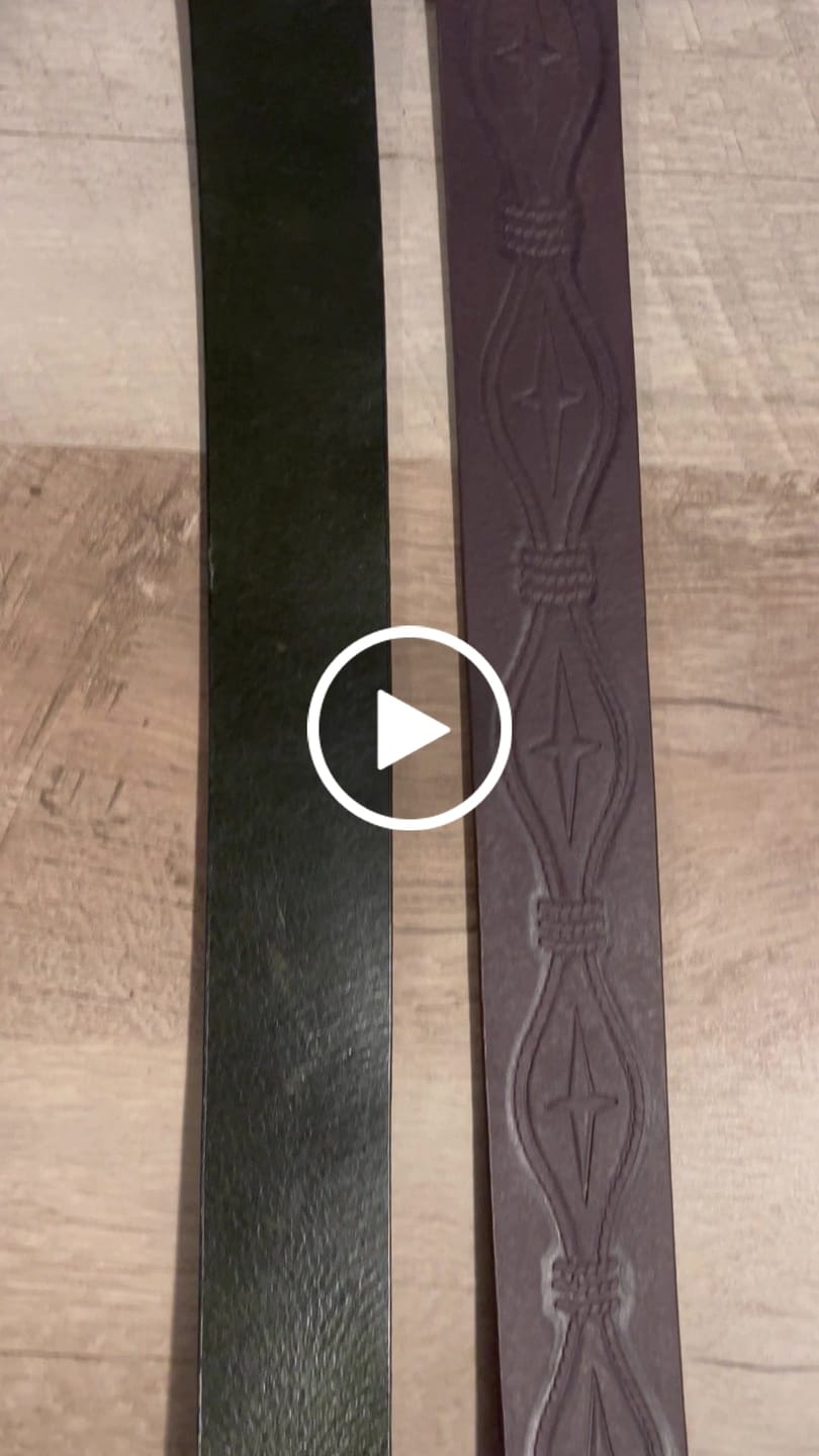 Customer video review of Mystery Box  - Two Less Than Perfect Full-Grain Leather Belts