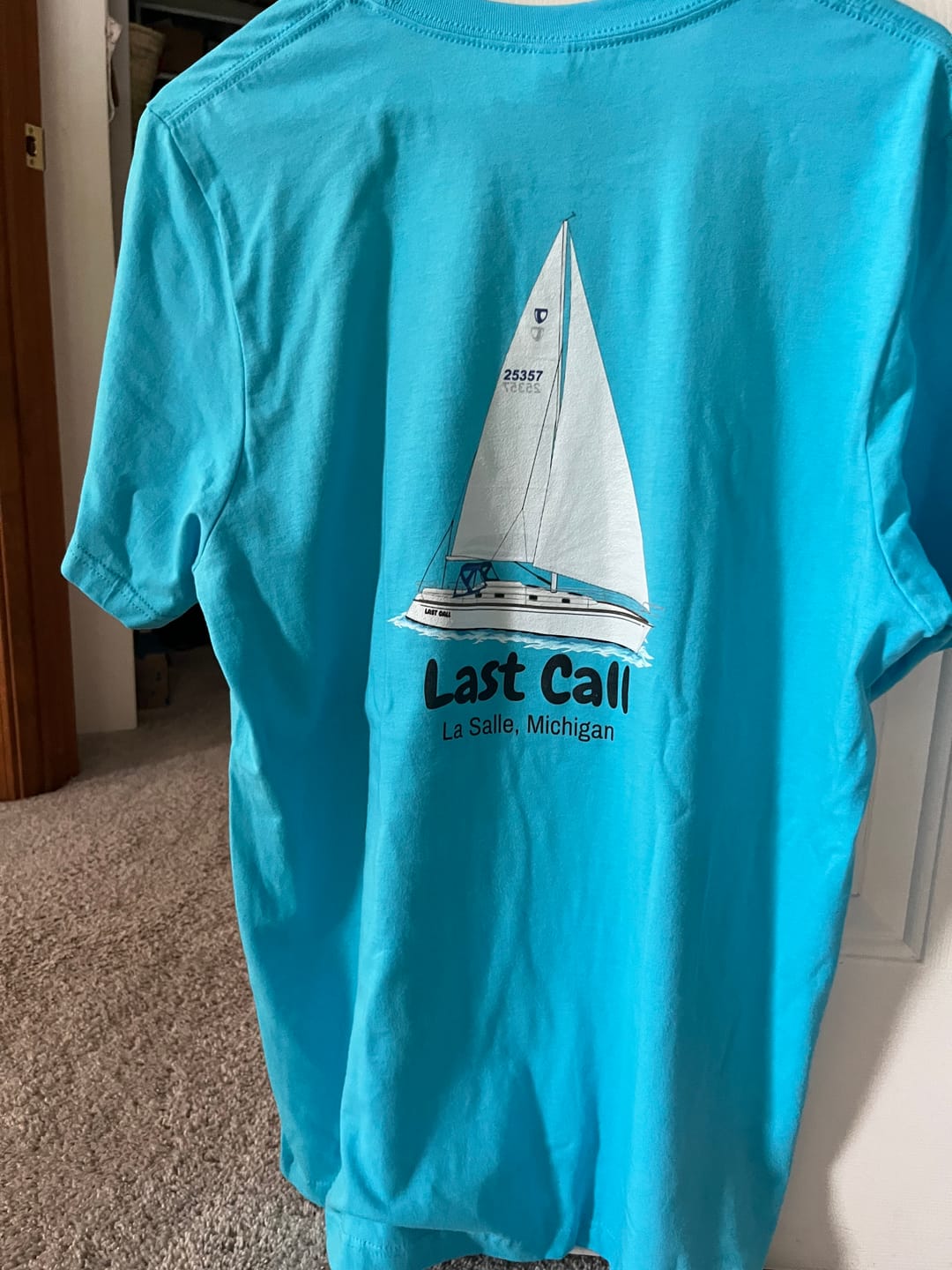 Customer photo review of Cotton Short Sleeve Custom Boat Shirts