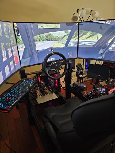 Customer photo review of PRIME Integrated Monitor Mount