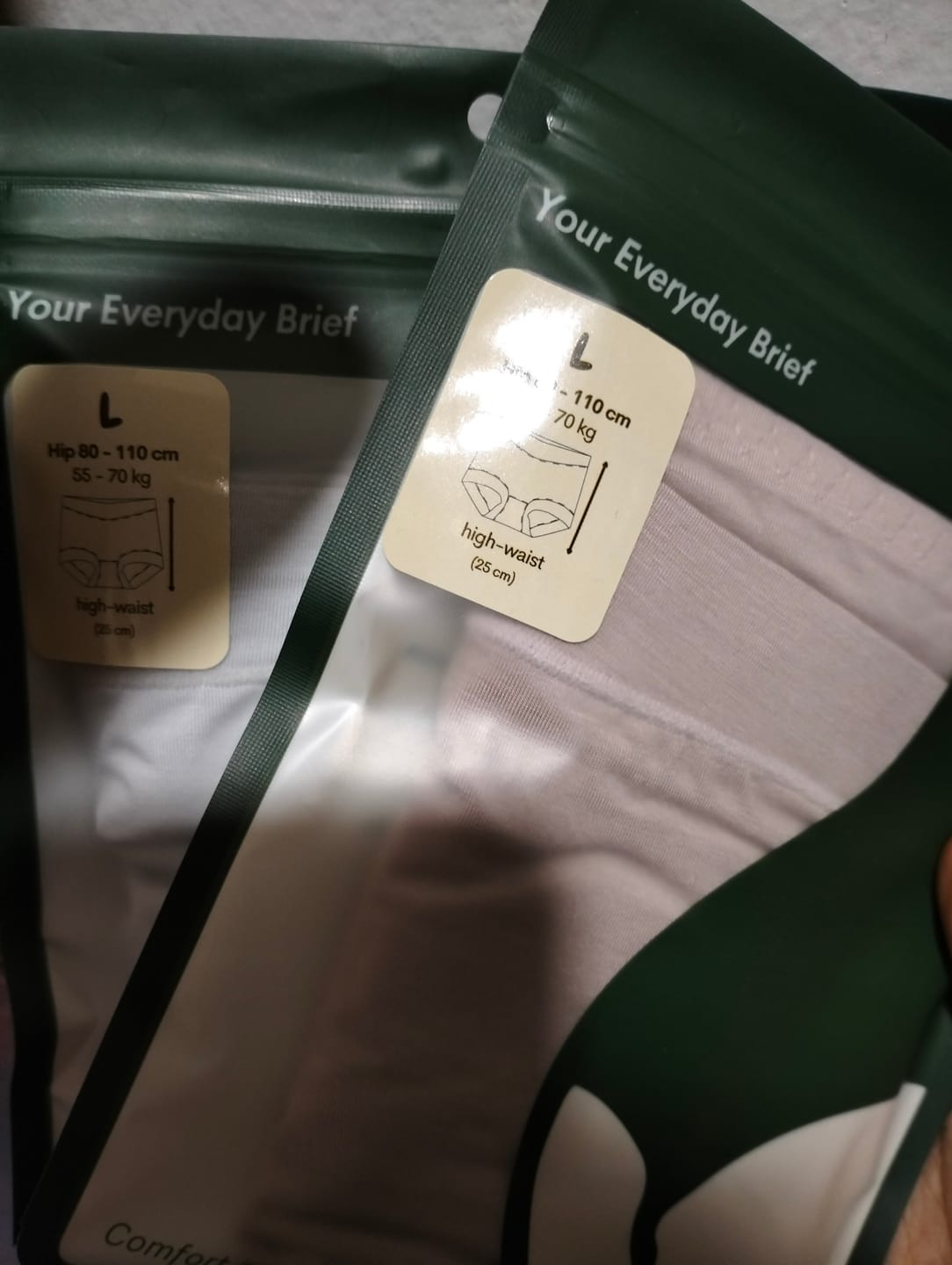 Customer photo review of [NEW-IN] Soft Cotton 60S Modal Antibacterial Panty In Stone