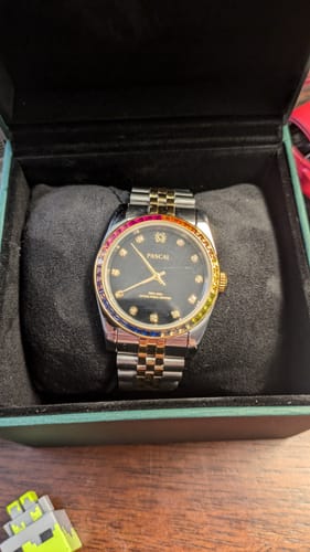 Customer photo review of Luxe Classic Diamond Watch