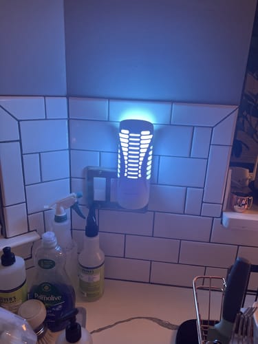 Customer photo review of Shieldeck® BuzzTrap - Ultimate Indoor Mosquito Smart UV Trap